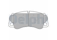 Brake Pad Set, disc brake LP3233 Delphi