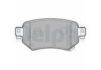 Brake Pad Set, disc brake LP3234 Delphi