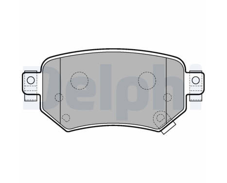 Brake Pad Set, disc brake LP3234 Delphi