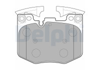 Brake Pad Set, disc brake LP3235 Delphi