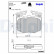 Brake Pad Set, disc brake LP3235 Delphi
