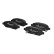 Brake Pad Set, disc brake LP3236 Delphi, Thumbnail 2