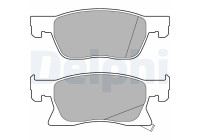 Brake Pad Set, disc brake LP3238 Delphi