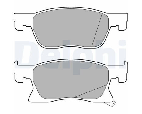 Brake Pad Set, disc brake LP3238 Delphi