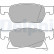 Brake Pad Set, disc brake LP3238 Delphi