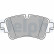 Brake Pad Set, disc brake LP3240 Delphi