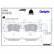 Brake Pad Set, disc brake LP3240 Delphi, Thumbnail 3