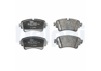 Brake Pad Set, disc brake LP3240 Delphi