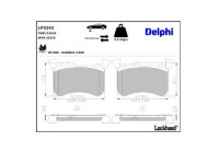 Brake Pad Set, disc brake LP3242 Delphi