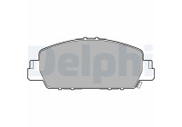 Brake Pad Set, disc brake LP3243 Delphi