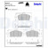 Brake Pad Set, disc brake LP3243 Delphi