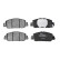 Brake Pad Set, disc brake LP3243 Delphi, Thumbnail 3