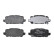 Brake Pad Set, disc brake LP3244 Delphi, Thumbnail 3