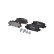 Brake Pad Set, disc brake LP3244 Delphi