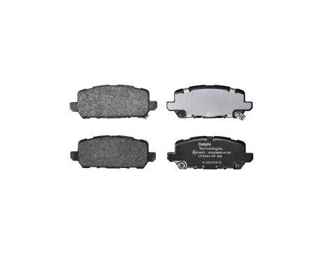 Brake Pad Set, disc brake LP3244 Delphi, Image 2