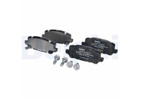 Brake Pad Set, disc brake LP3244 Delphi