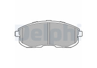 Brake Pad Set, disc brake LP3245 Delphi