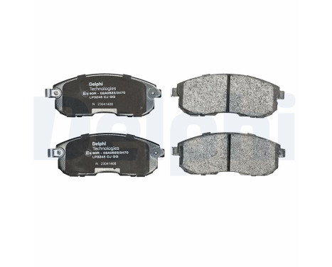 Brake Pad Set, disc brake LP3245 Delphi, Image 2