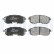 Brake Pad Set, disc brake LP3245 Delphi