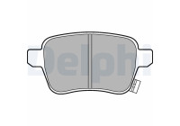 Brake Pad Set, disc brake LP3246 Delphi