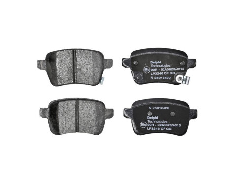 Brake Pad Set, disc brake LP3246 Delphi, Image 3