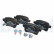 Brake Pad Set, disc brake LP3246 Delphi