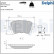 Brake Pad Set, disc brake LP3247 Delphi