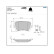 Brake Pad Set, disc brake LP3247 Delphi, Thumbnail 5