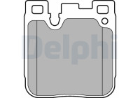 Brake Pad Set, disc brake LP3249 Delphi