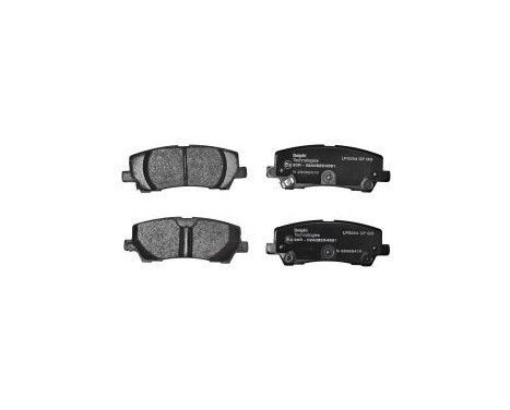 Brake Pad Set, disc brake LP3254 Delphi, Image 2