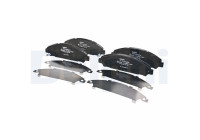 Brake Pad Set, disc brake LP3255 Delphi