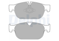 Brake Pad Set, disc brake LP3256 Delphi
