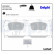 Brake pad set, disc brake LP3260LC Delphi, Thumbnail 4