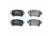 Brake Pad Set, disc brake LP3261 Delphi