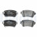 Brake Pad Set, disc brake LP3261 Delphi