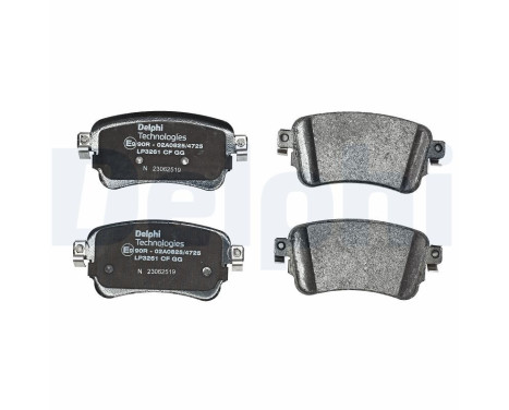 Brake Pad Set, disc brake LP3261 Delphi, Image 2