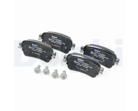 Brake Pad Set, disc brake LP3261 Delphi, Image 3