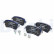 Brake pad set, disc brake LP3261LC Delphi, Thumbnail 2