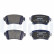 Brake pad set, disc brake LP3261LC Delphi, Thumbnail 3