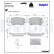 Brake pad set, disc brake LP3261LC Delphi, Thumbnail 4