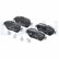 Brake Pad Set, disc brake LP3262 Delphi
