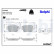 Brake Pad Set, disc brake LP3262 Delphi