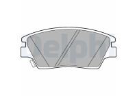 Brake Pad Set, disc brake LP3263 Delphi