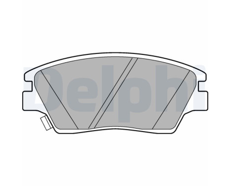 Brake Pad Set, disc brake LP3263 Delphi