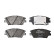 Brake Pad Set, disc brake LP3263 Delphi, Thumbnail 3