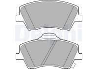 Brake Pad Set, disc brake LP3264 Delphi