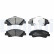 Brake Pad Set, disc brake LP3265 Delphi, Thumbnail 3