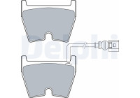 Brake Pad Set, disc brake LP3266 Delphi