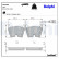 Brake Pad Set, disc brake LP3266 Delphi
