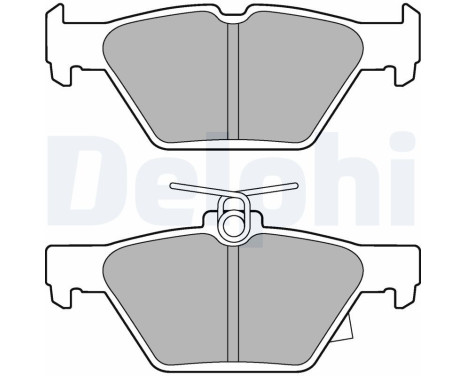 Brake Pad Set, disc brake LP3268 Delphi